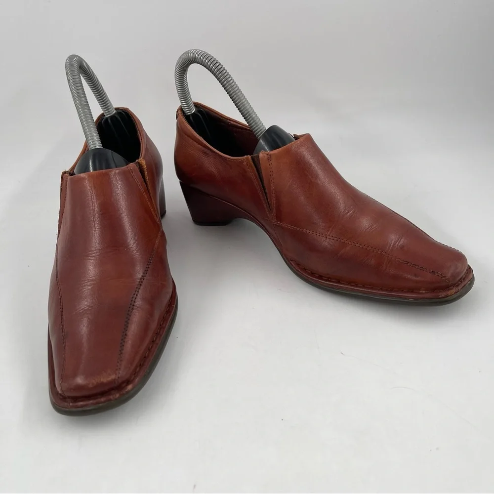 Pikolinos Women’s Brown Leather Ankle Boots Booties - Size 6